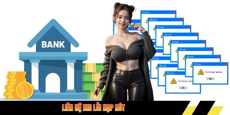 Liên hệ Luckywin khi lỗi nạp rút